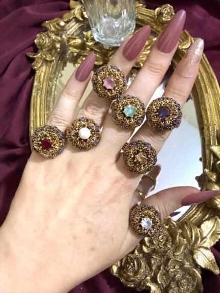 22K Gold Plated Ring elegant jewellery