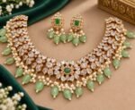 Anila Necklace Set gold plated real zircon