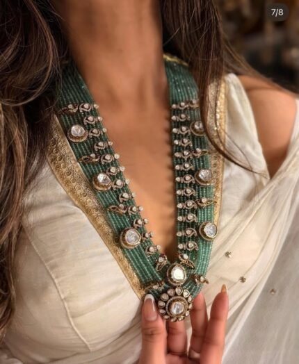 Arzoo Mala Set gold plated statement jewellery