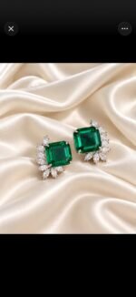 Starlet Studs premium silver-plated earrings